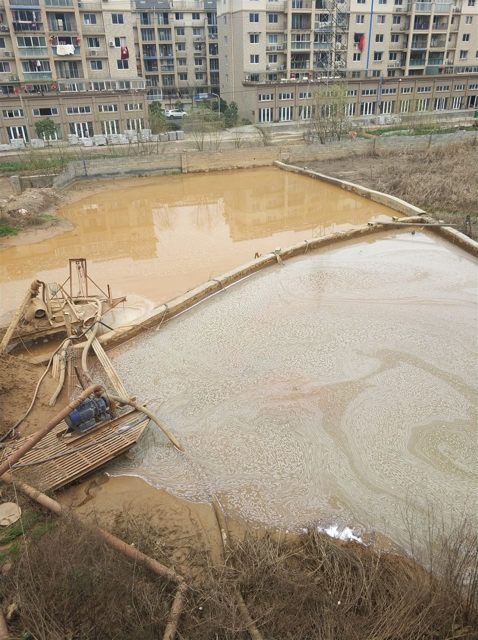 莱州沉淀池淤泥清理-厂区废水池淤泥清淤