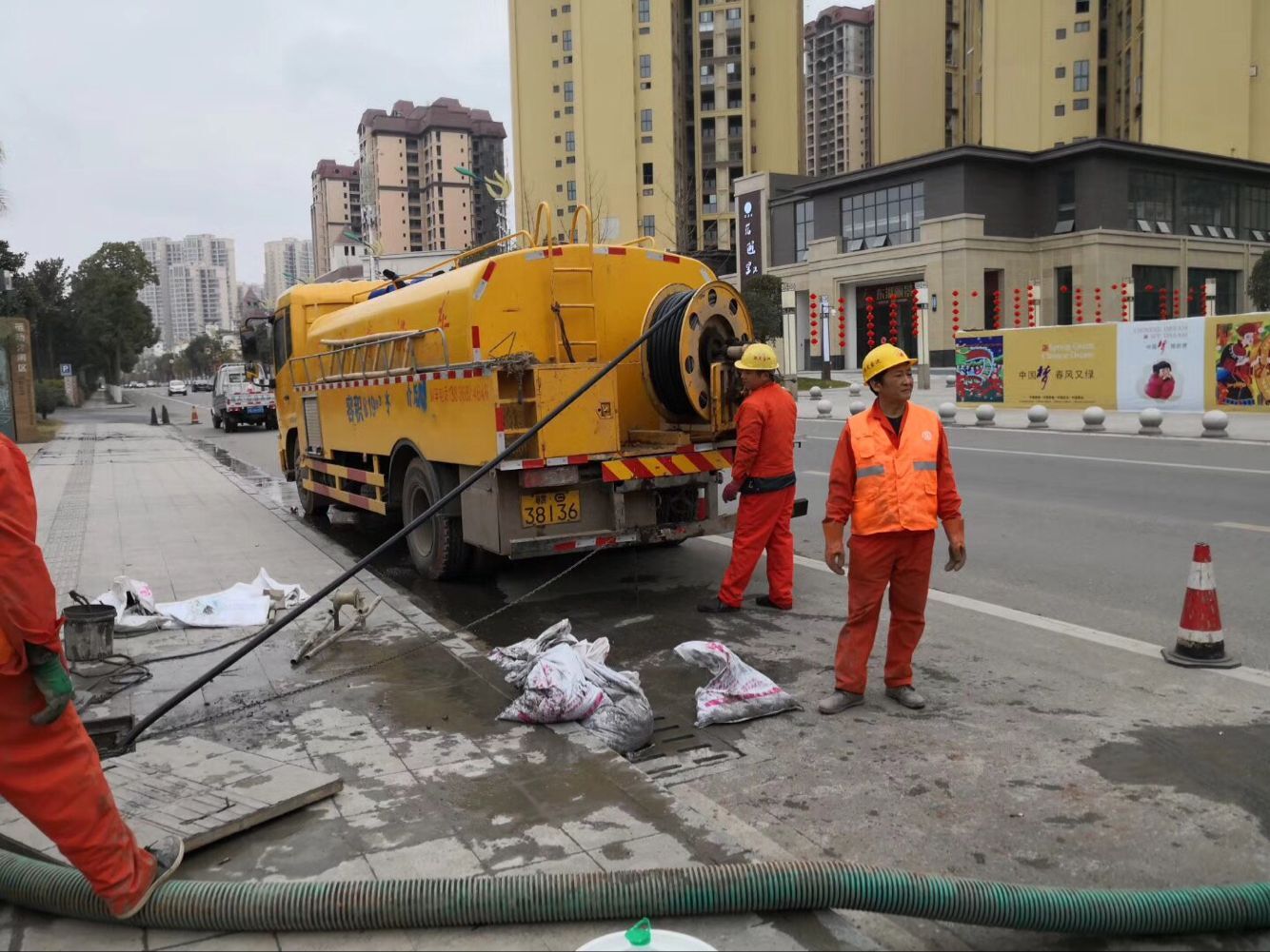 莱州排污管道清淤-管道清洗