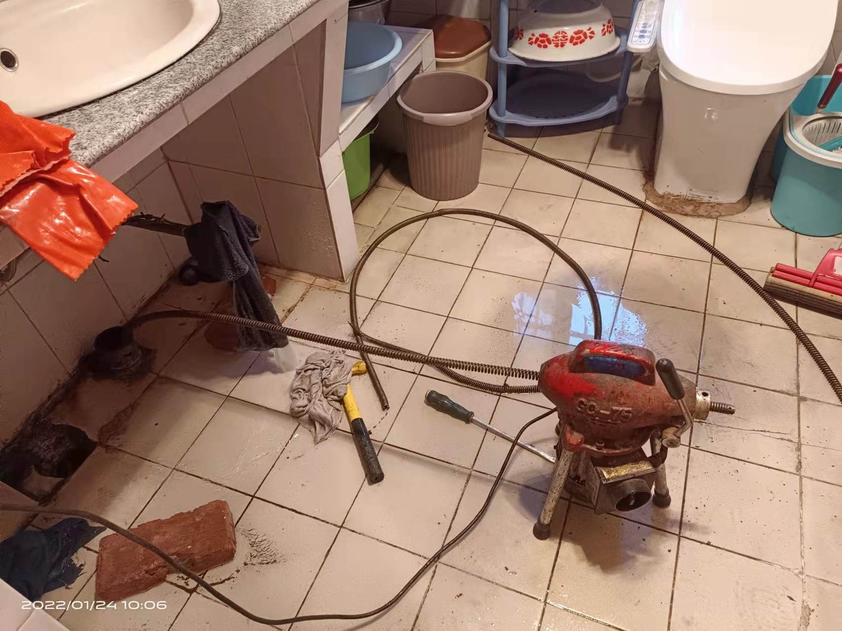 莱州疏通厨房下水道，地漏疏通